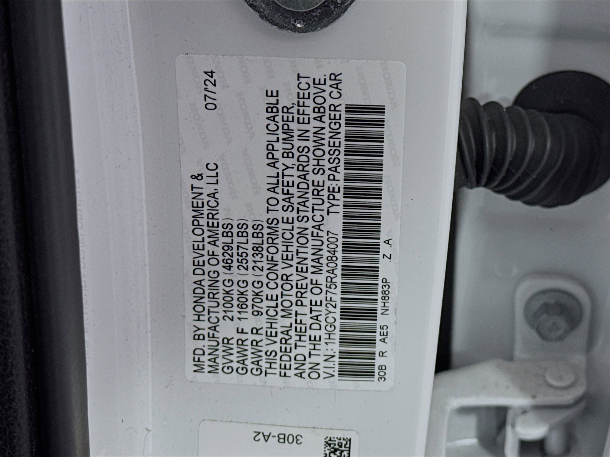 2024 Honda Accord Sport