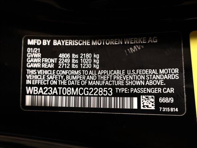 2021 BMW 430i Convertible