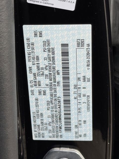 2025 Ford Escape ST-Line