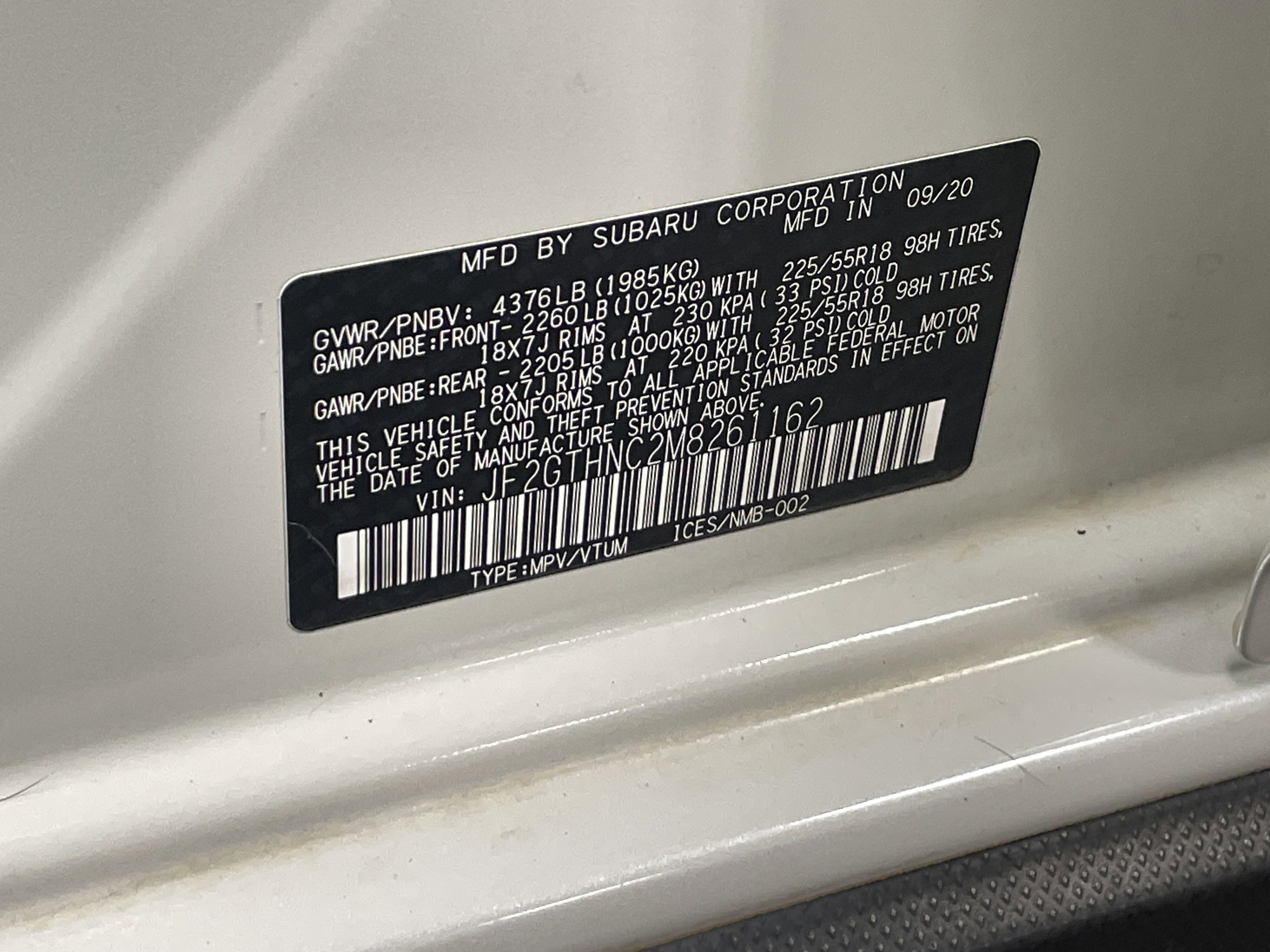 2021 Subaru Crosstrek 2.5i Limited