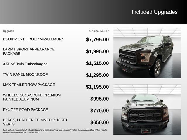 2016 Ford F150 Lariat