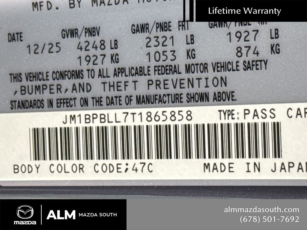 2026 MAZDA Mazda3 Carbon