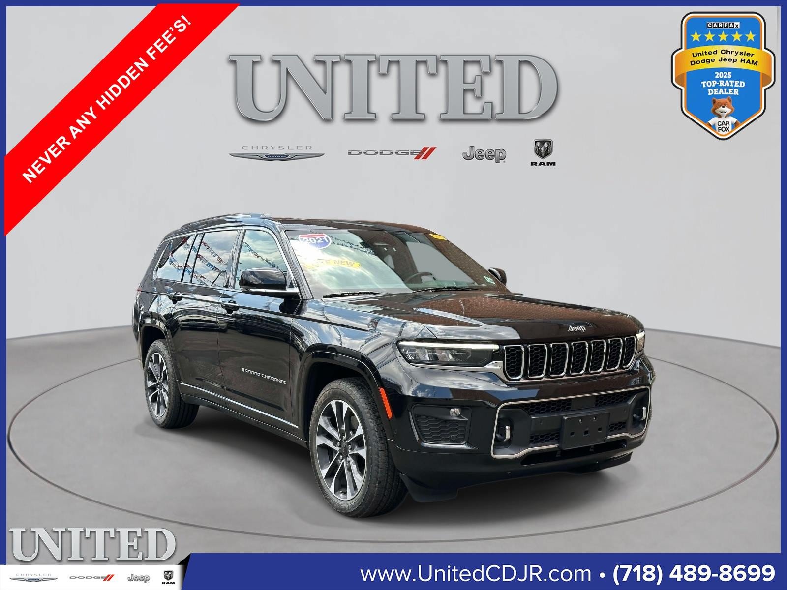 Used 2021 Jeep Grand Cherokee L Overland w/ Luxury Tech Group IV