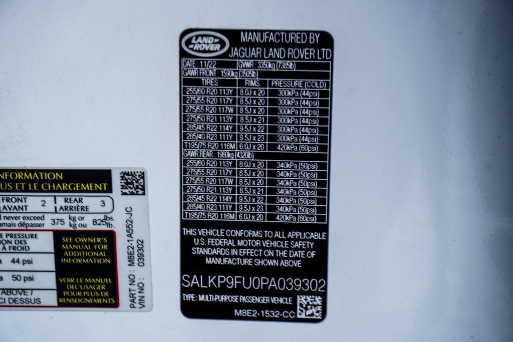 2023 Land Rover Range Rover SE