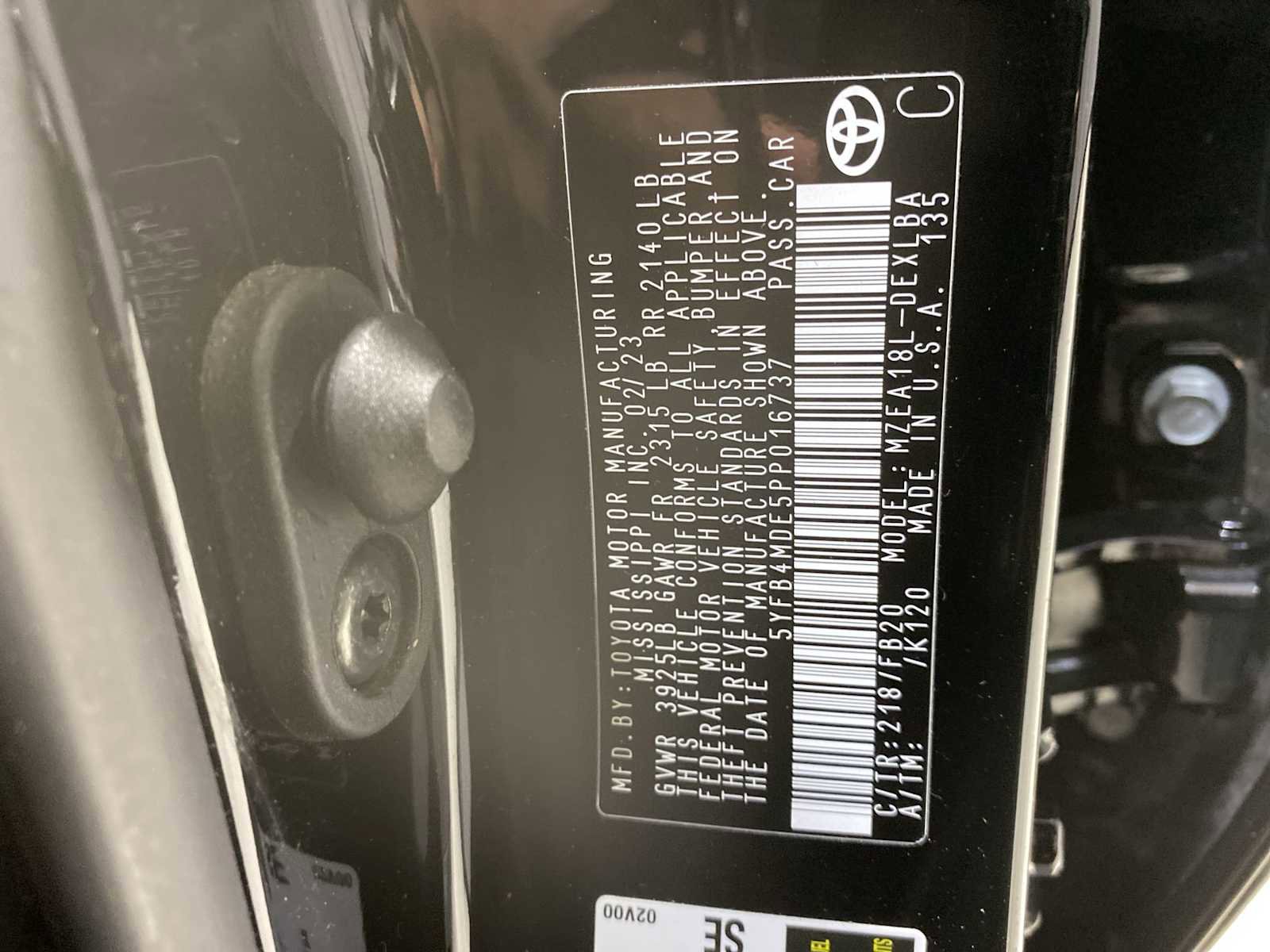 2023 Toyota Corolla LE