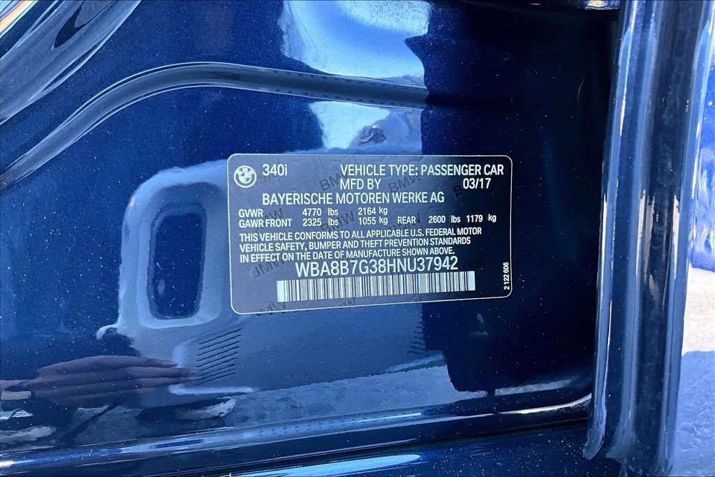 2017 BMW 340i xDrive Sedan