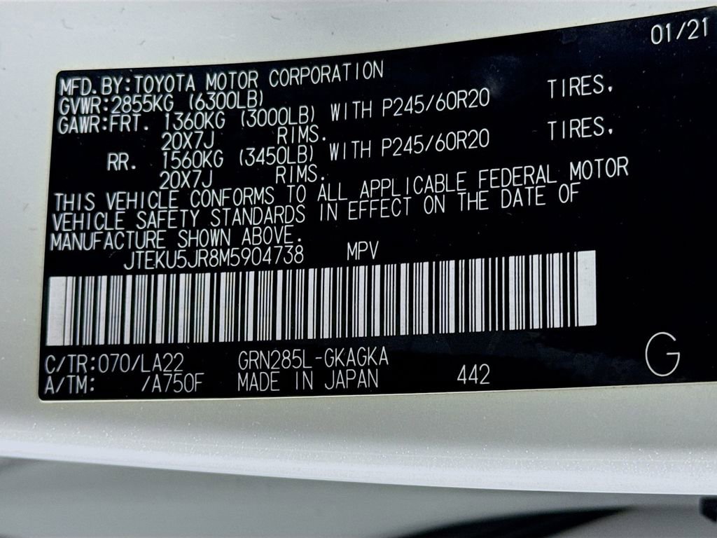 2021 Toyota 4Runner Limited