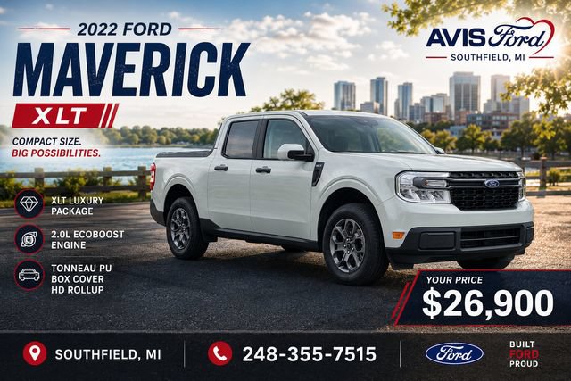 Used 2022 Ford Maverick XLT w/ Equipment Group 300A Standard