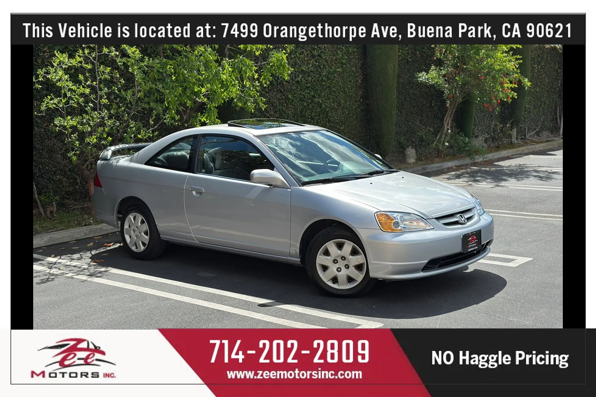 Used 2001 Honda Civic EX