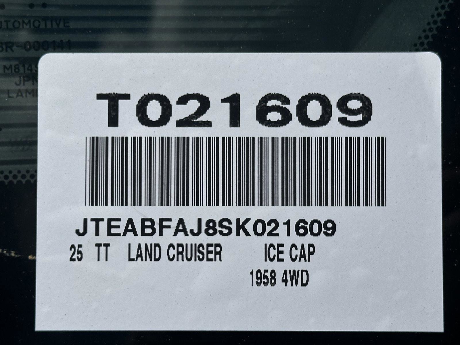 2025 Toyota Land Cruiser 1958