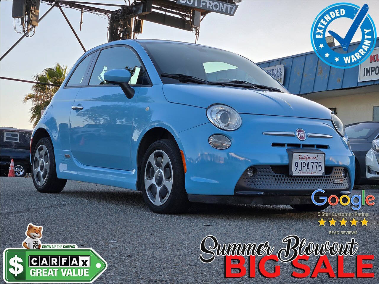 Used 2016 FIAT 500 e