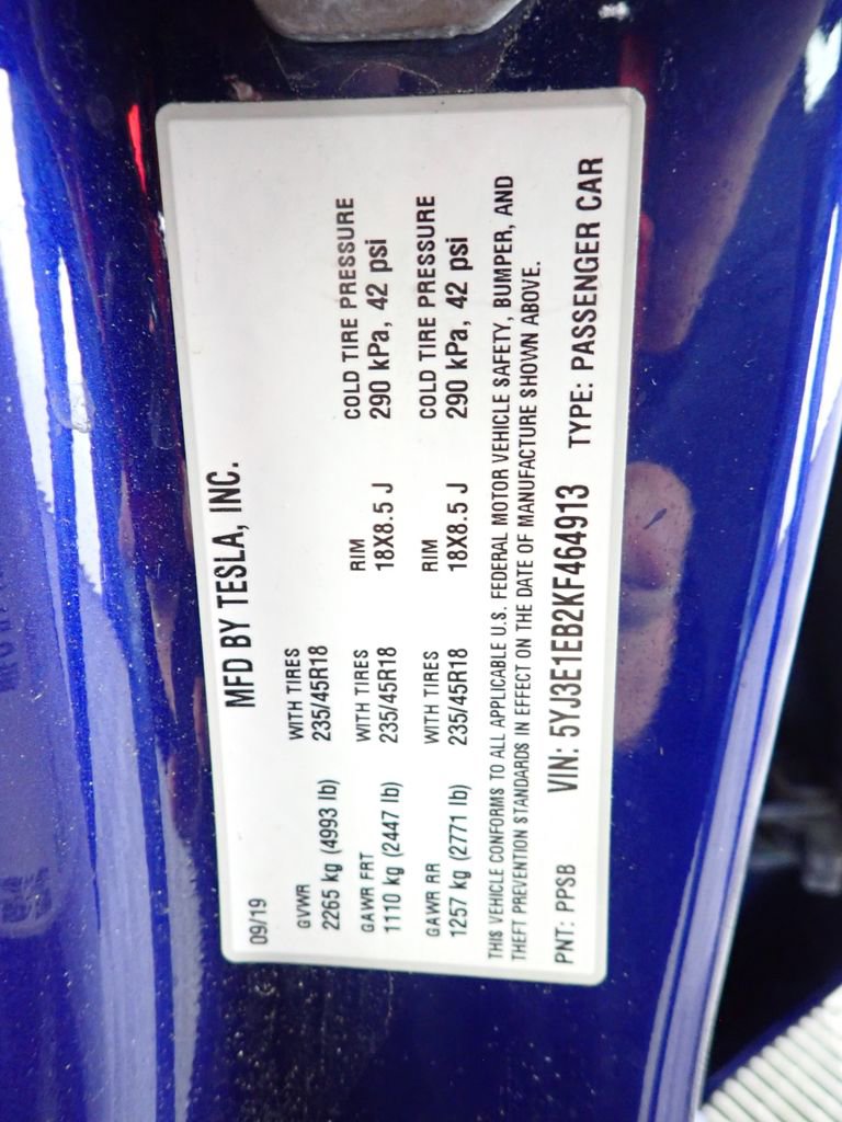 2019 Tesla Model 3 Long Range