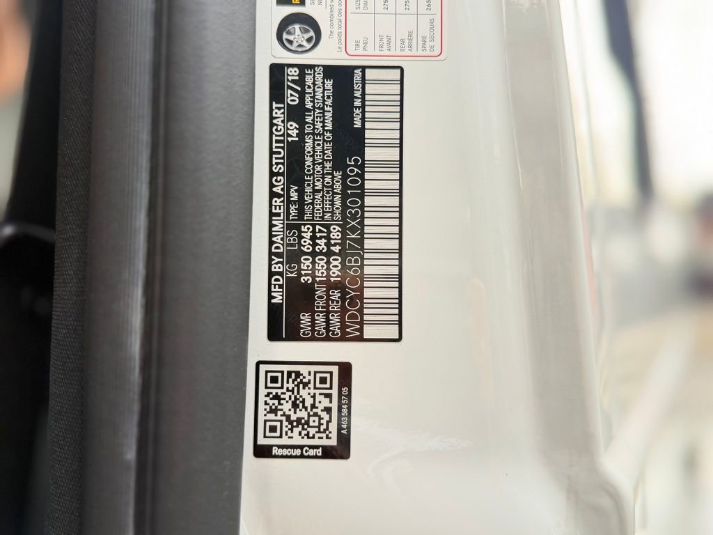 2019 Mercedes-Benz G 550