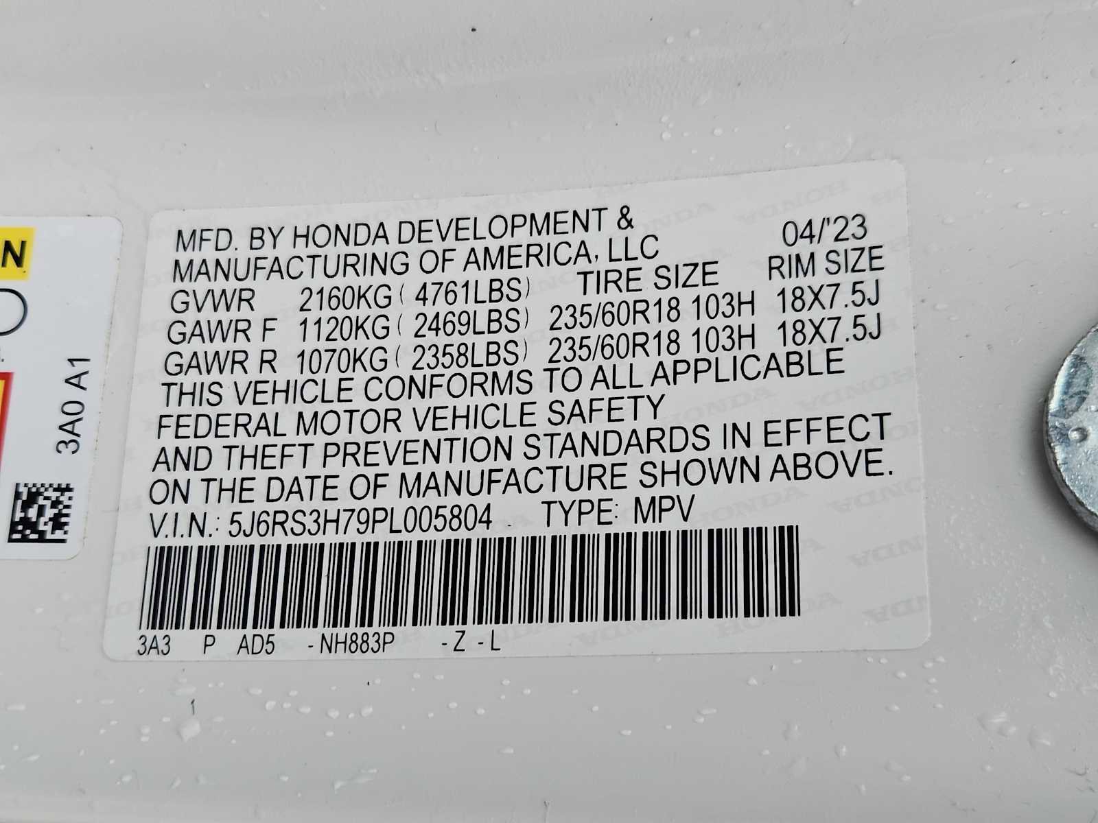 2023 Honda CR-V EX-L