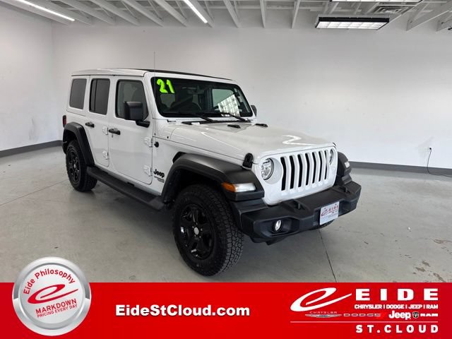 Used 2021 Jeep Wrangler Unlimited Sport w/ Sun And Sound Package
