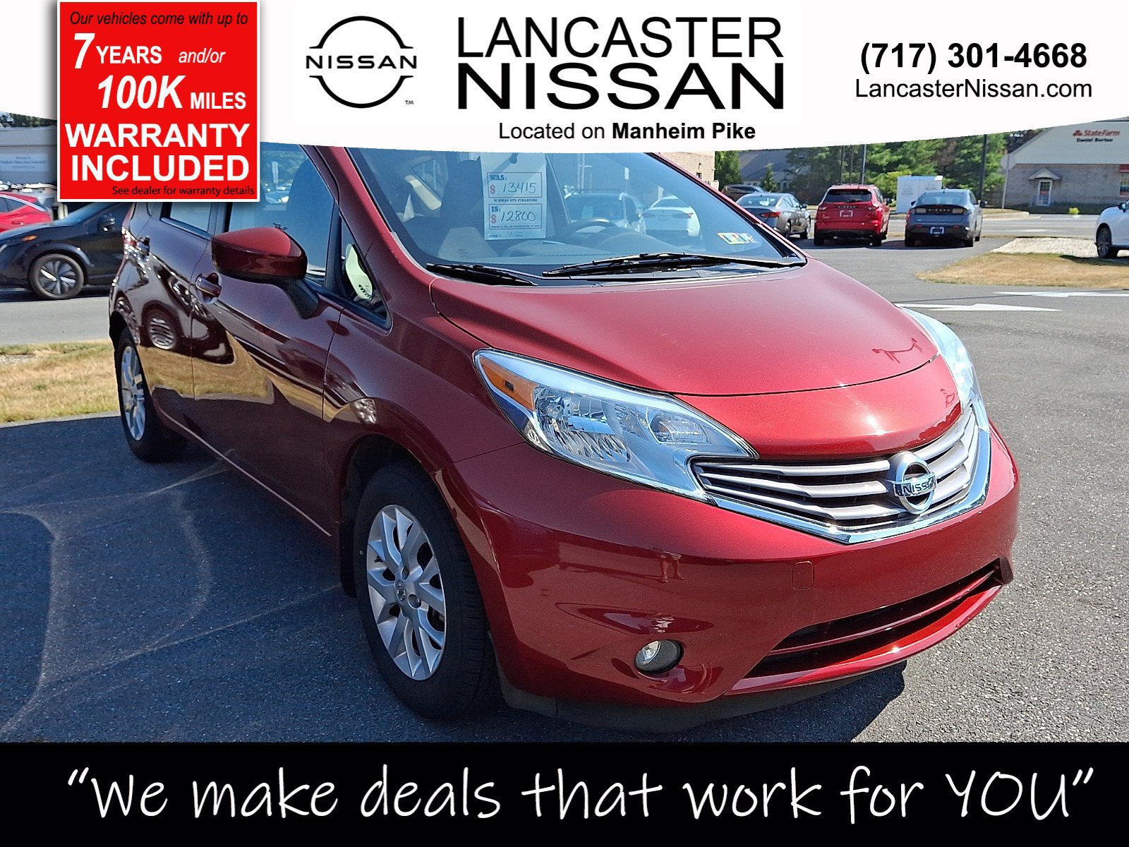Used 2016 Nissan Versa Note SV w/ SV Appearance Package