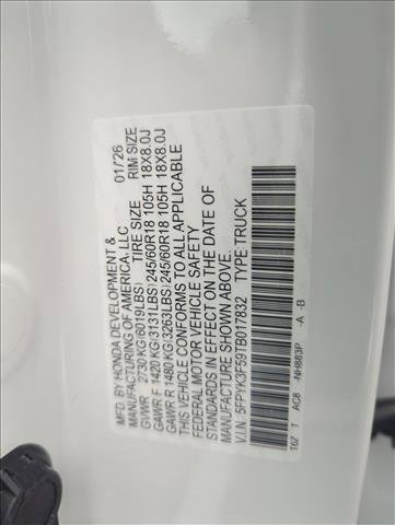 2026 Honda Ridgeline RTL