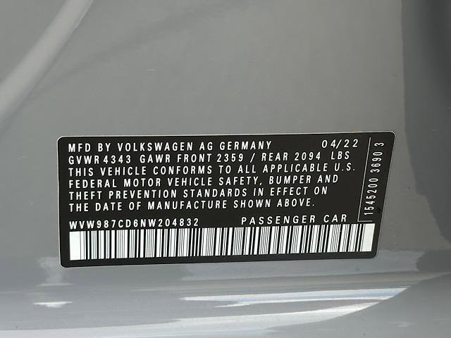 2022 Volkswagen GTI SE