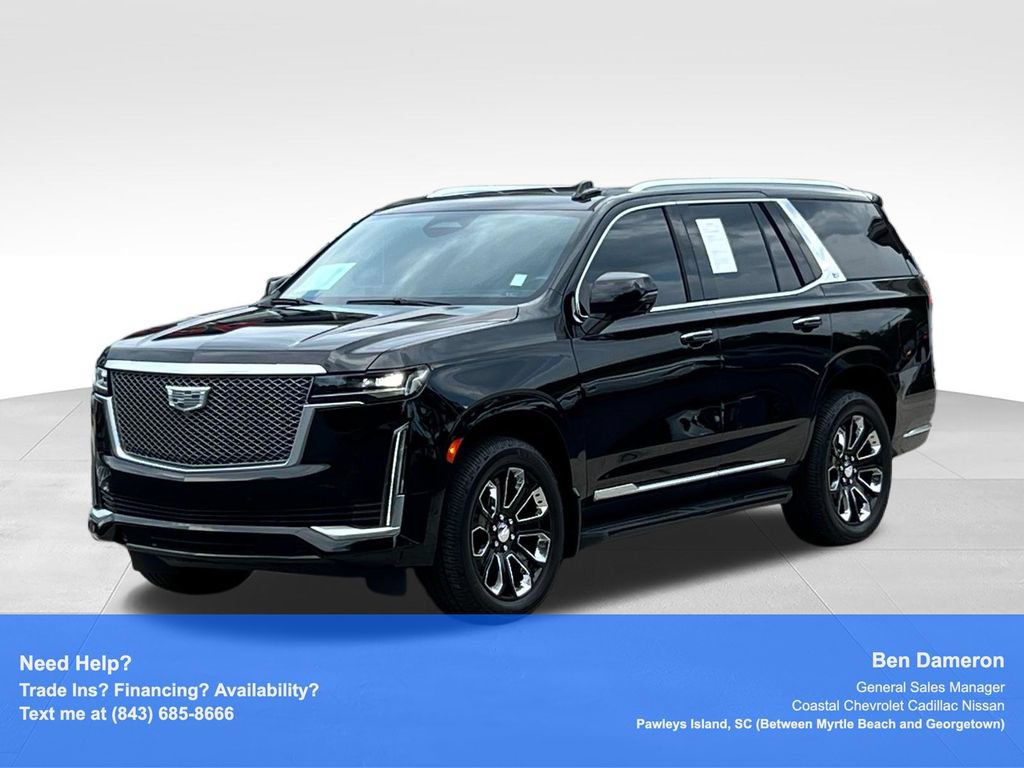 Used 2021 Cadillac Escalade Premium Luxury w/ LPO, Radiant Package