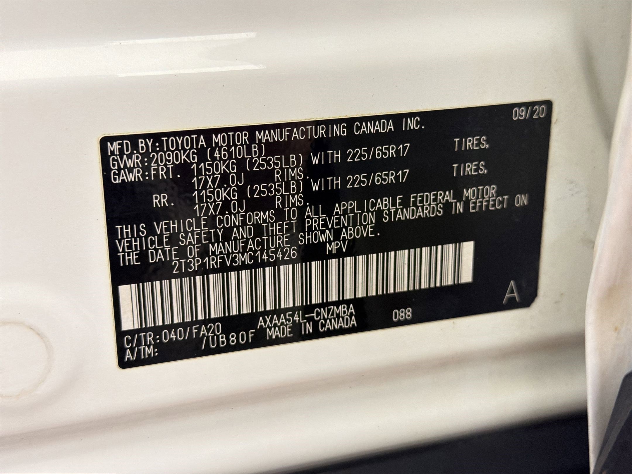 2021 Toyota RAV4 XLE