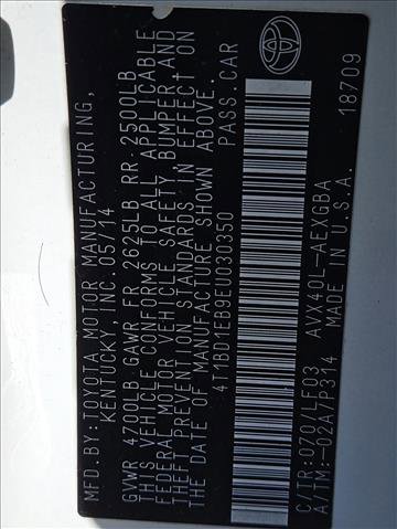 2014 Toyota Avalon XLE Premium