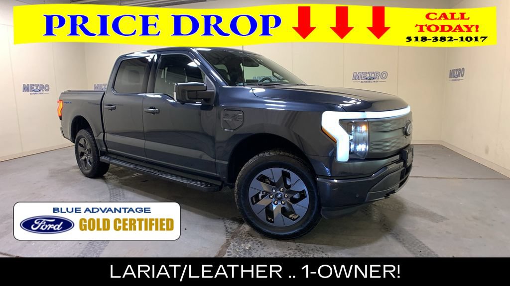 Certified 2022 Ford F150 Lightning Lariat
