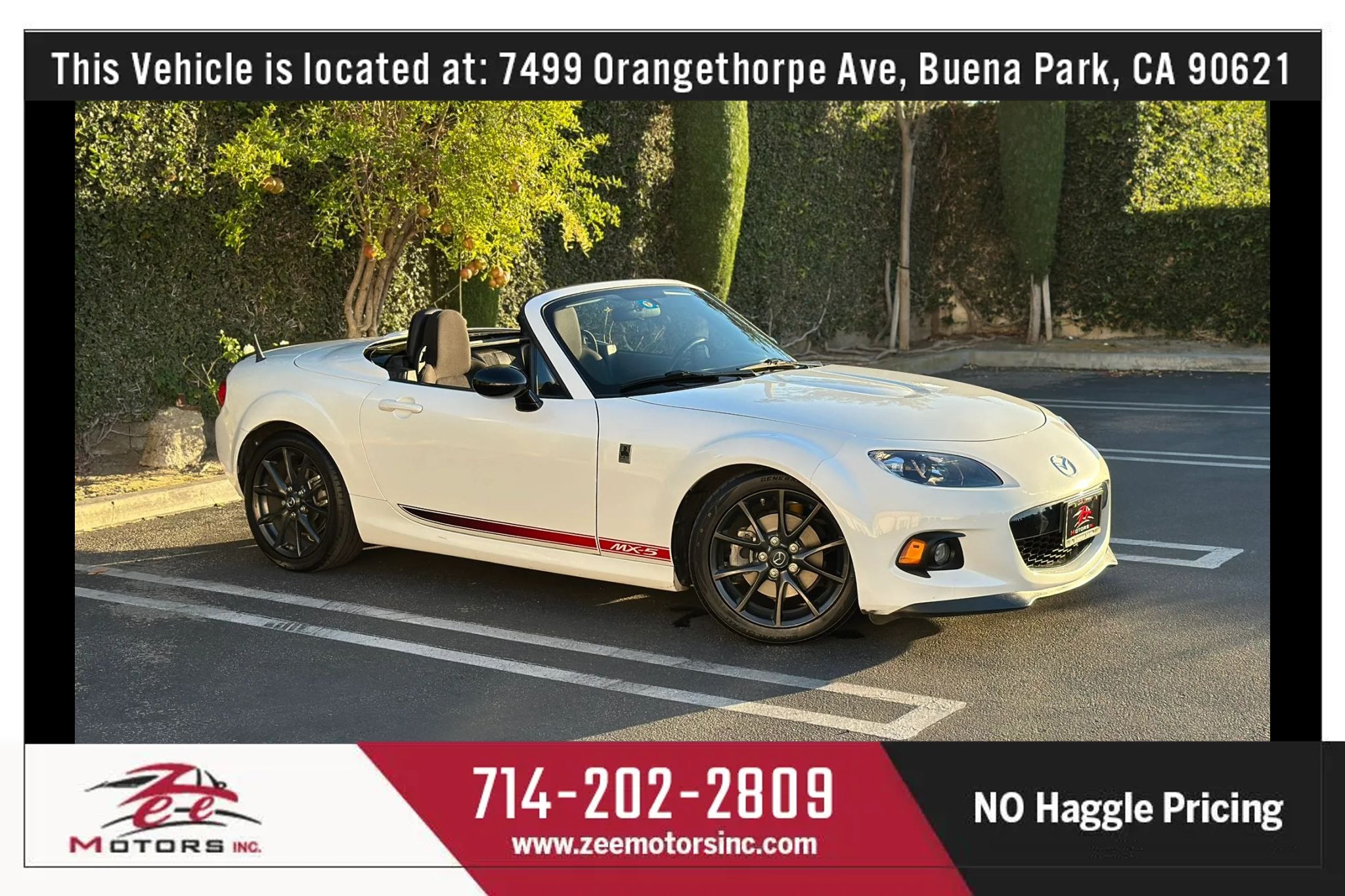 Used 2015 MAZDA MX-5 Miata Club