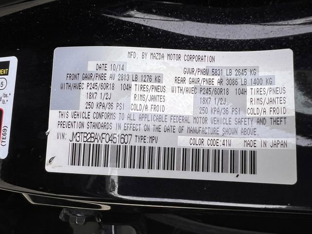 2015 MAZDA Cx-9 Sport