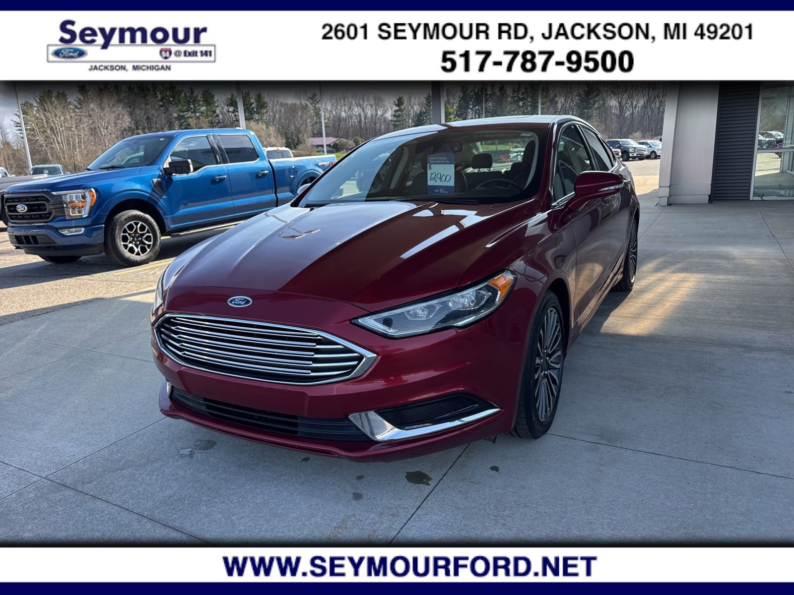 Certified 2018 Ford Fusion SE w/ Fusion SE Technology Package