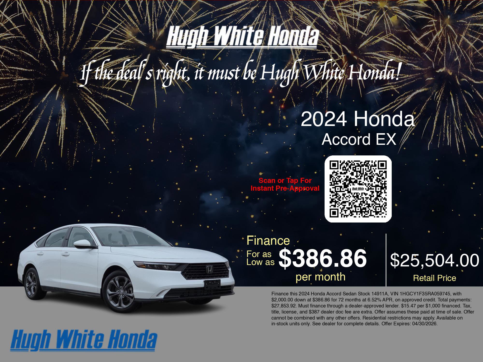 2024 Honda Accord EX