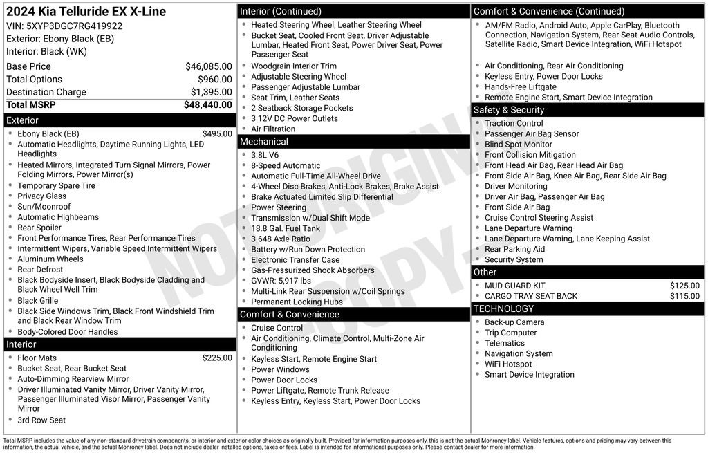 2024 Kia Telluride EX X-Line