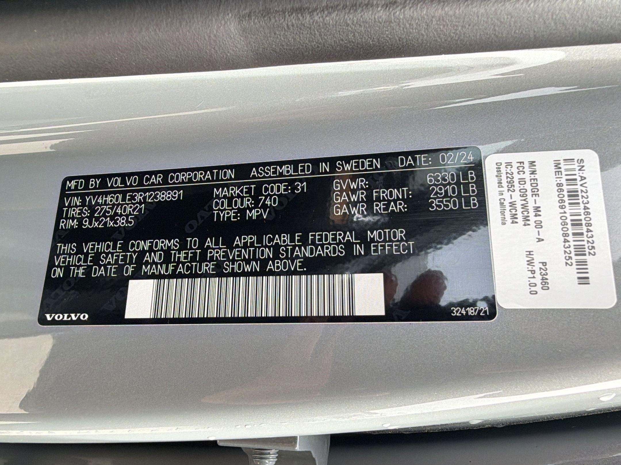 2024 Volvo Xc90 T8 Plus