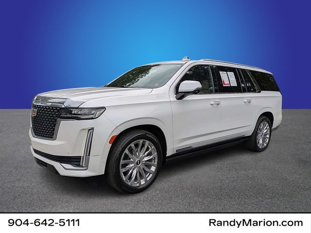 Used 2021 Cadillac Escalade ESV Premium Luxury w/ Driver Assist Tech Package