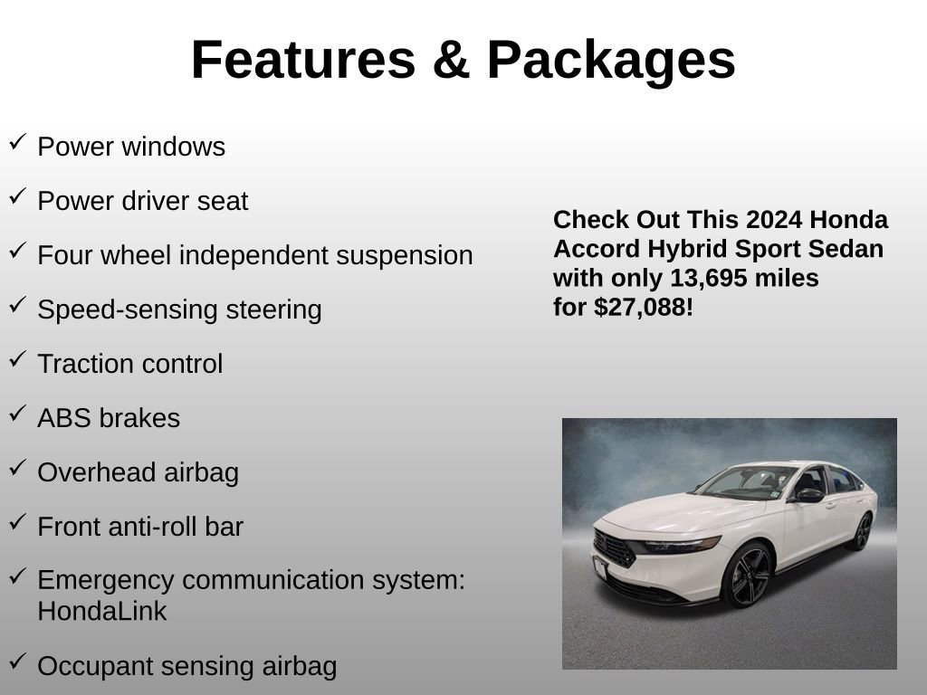 2024 Honda Accord Sport