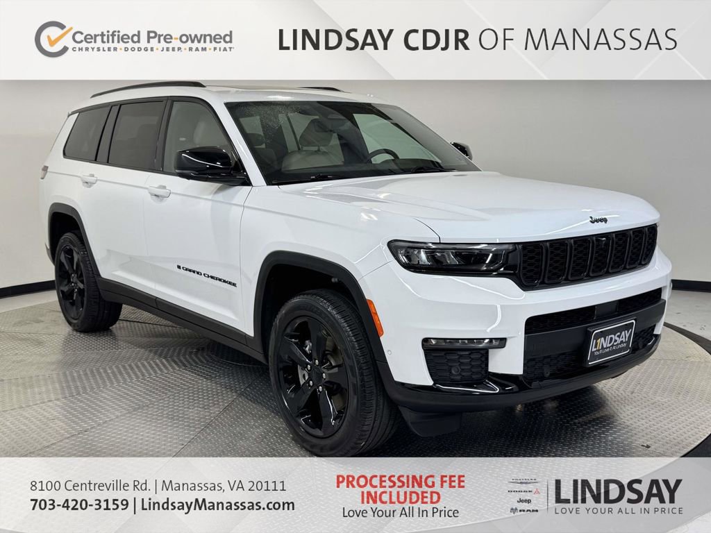 Certified 2025 Jeep Grand Cherokee L Limited w/ Luxury Tech Group II