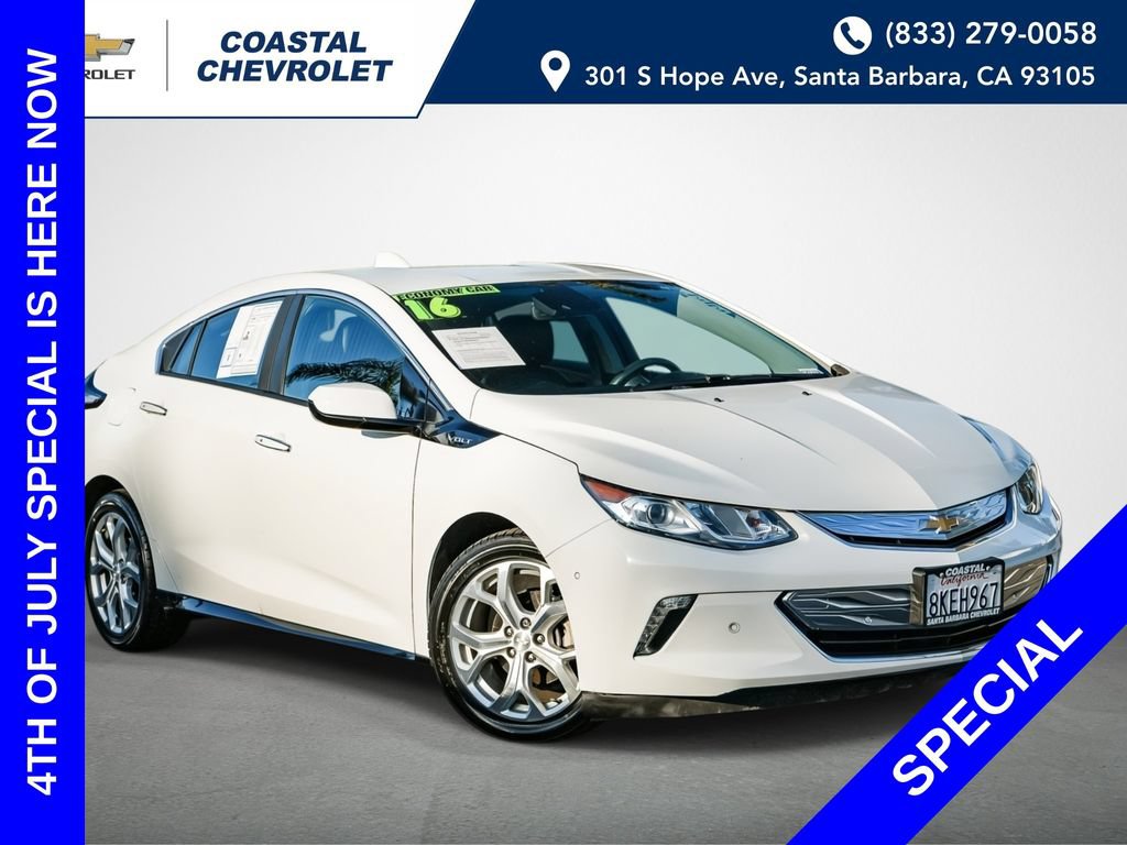 Used 2016 Chevrolet Volt Premier w/ Driver Confidence Package