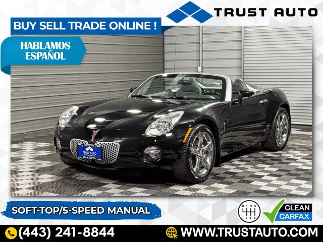 Used 2006 Pontiac Solstice Convertible w/ Premium Package