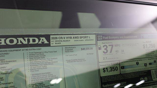 2026 Honda CR-V Sport-L