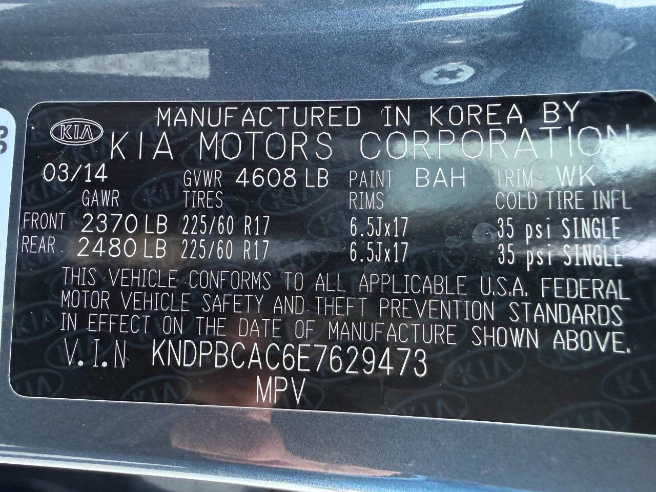 2014 Kia Sportage LX