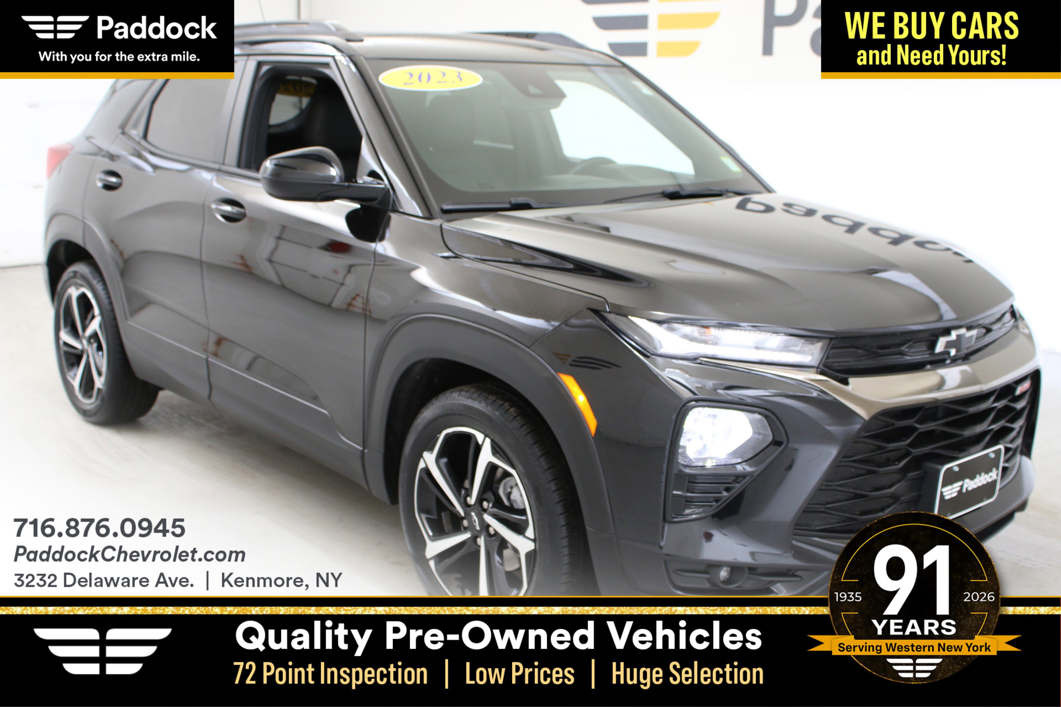 Used 2023 Chevrolet TrailBlazer RS w/ Sun and Liftgate Package