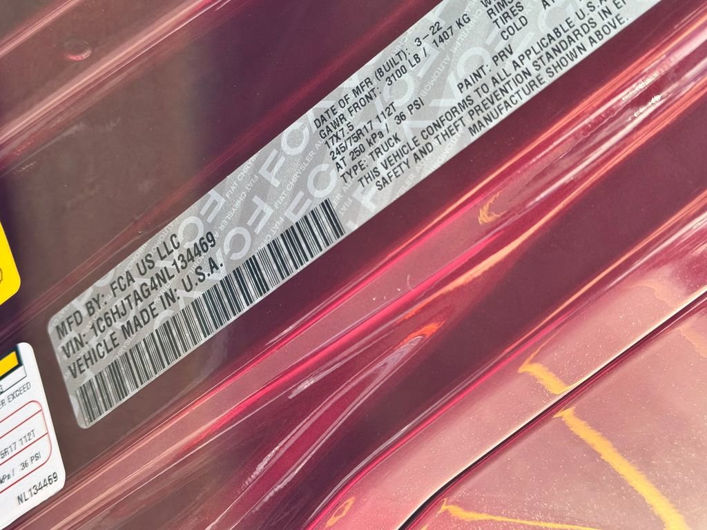 2022 Jeep Gladiator Sport