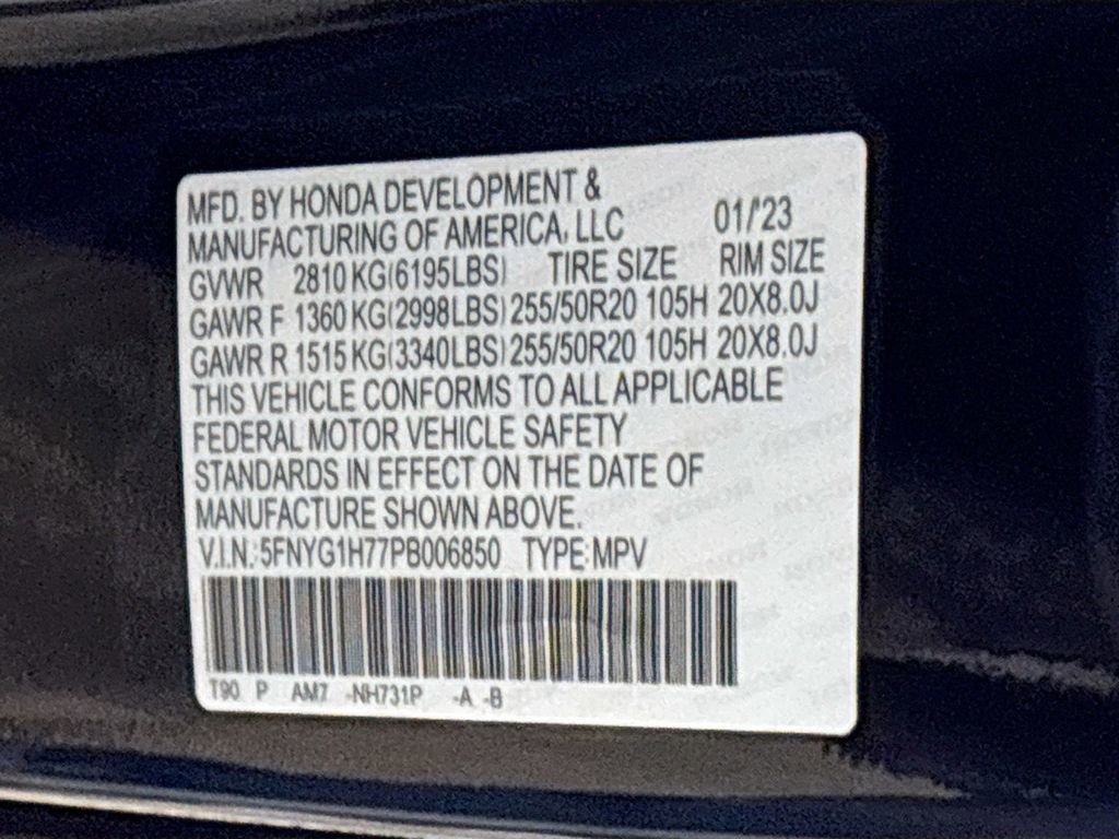 2023 Honda Pilot Touring