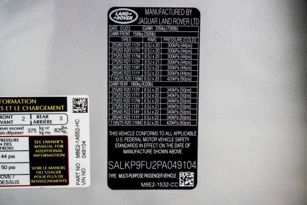 2023 Land Rover Range Rover SE