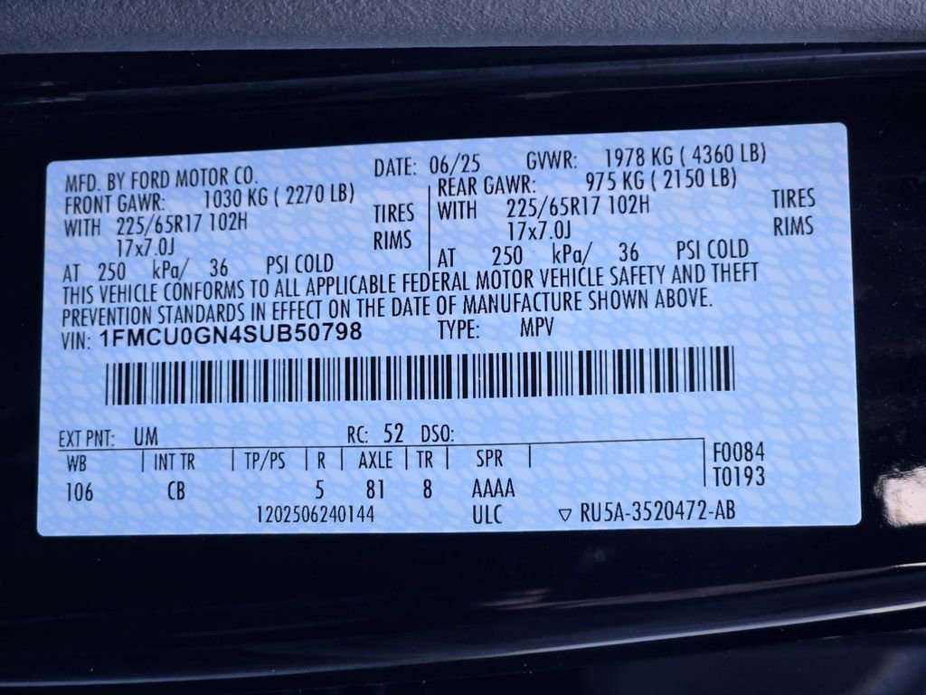 2025 Ford Escape Active