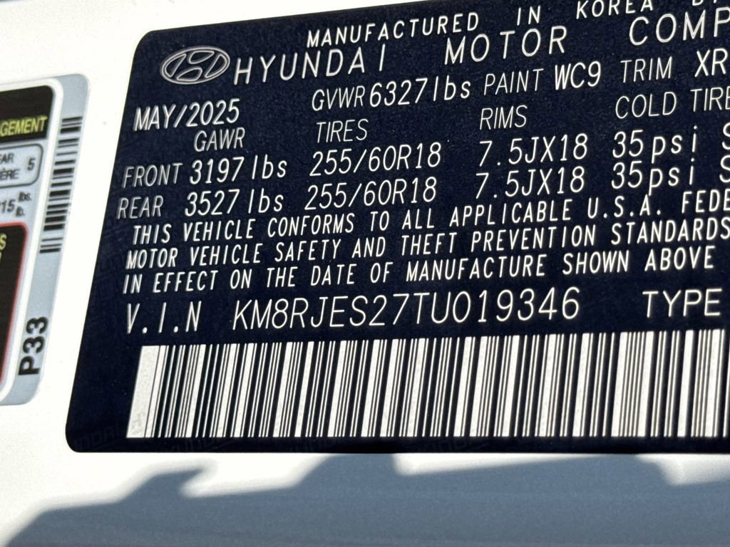 2026 Hyundai Palisade XRT Pro