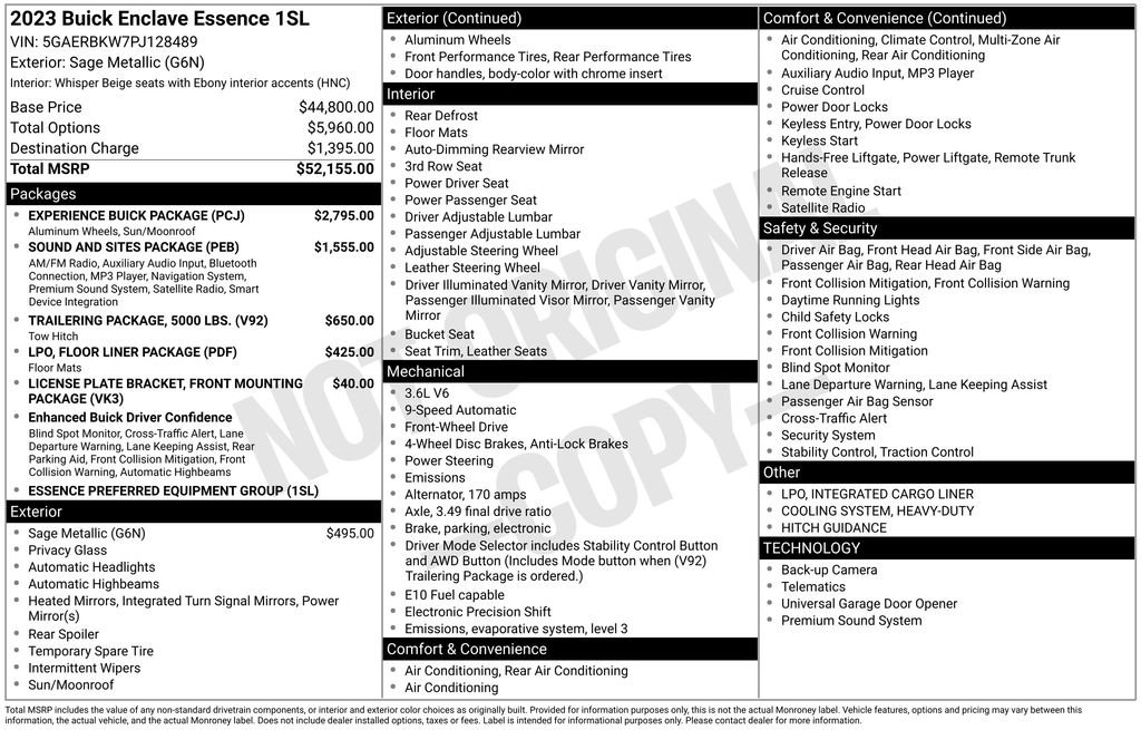 2023 Buick Enclave Essence