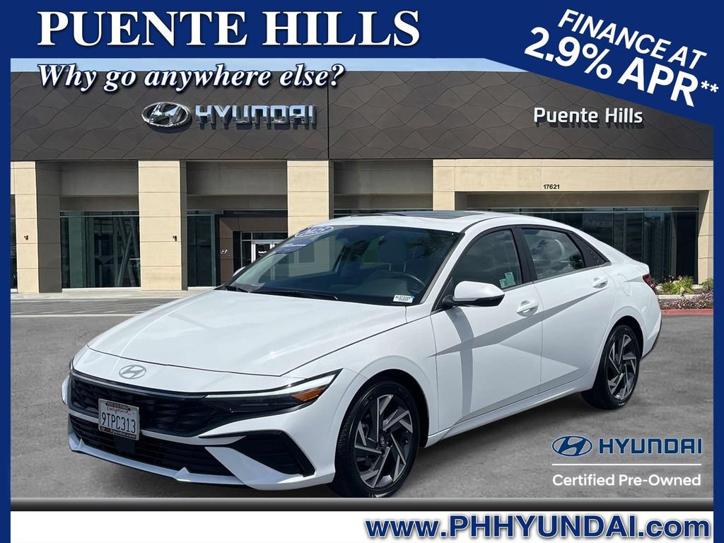 Certified 2025 Hyundai Elantra Limited w/ Cargo Package