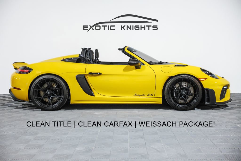Used 2025 Porsche 718 Boxster Spyder RS w/ Weissach Package