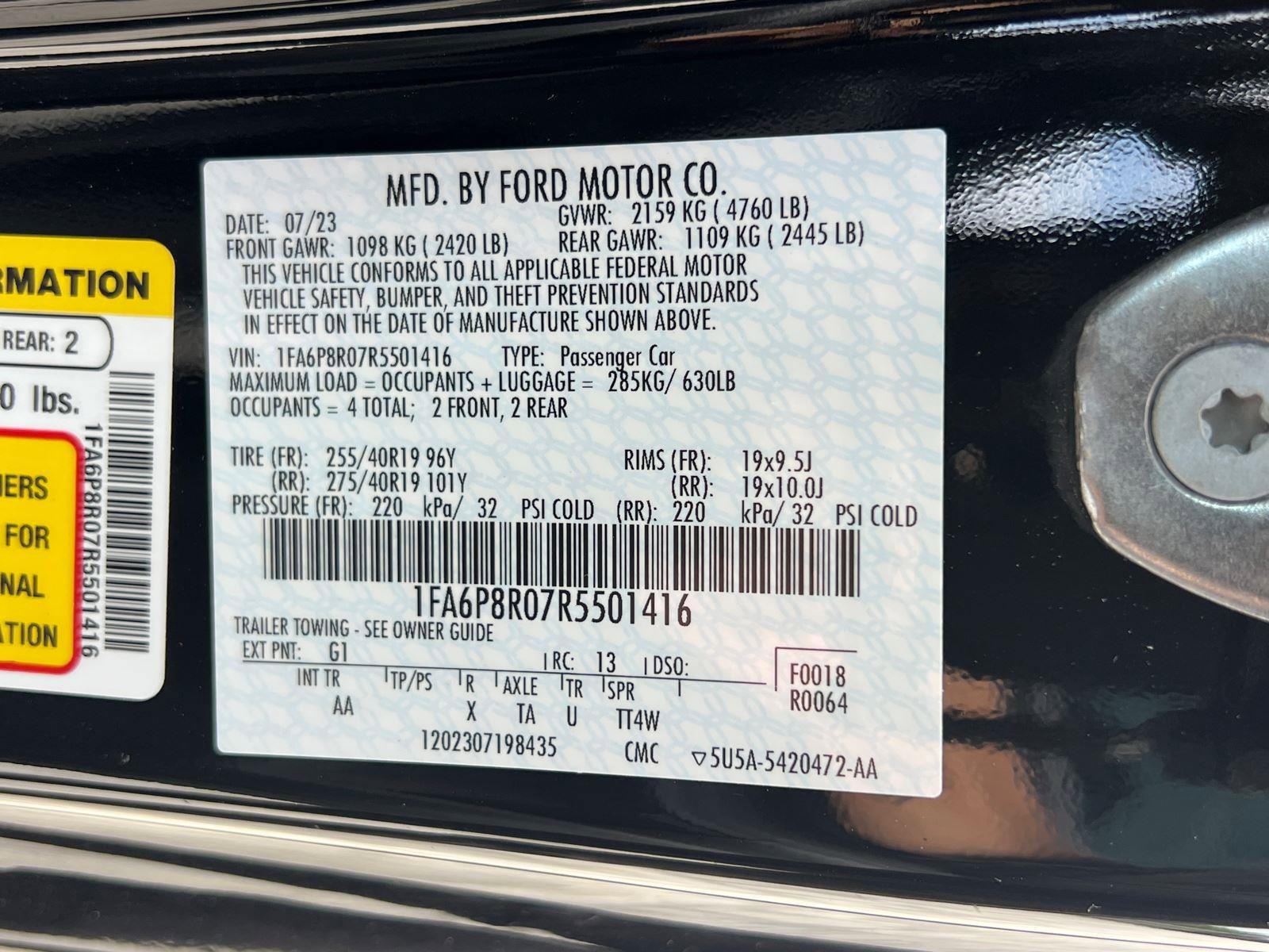 2024 Ford Mustang Dark Horse