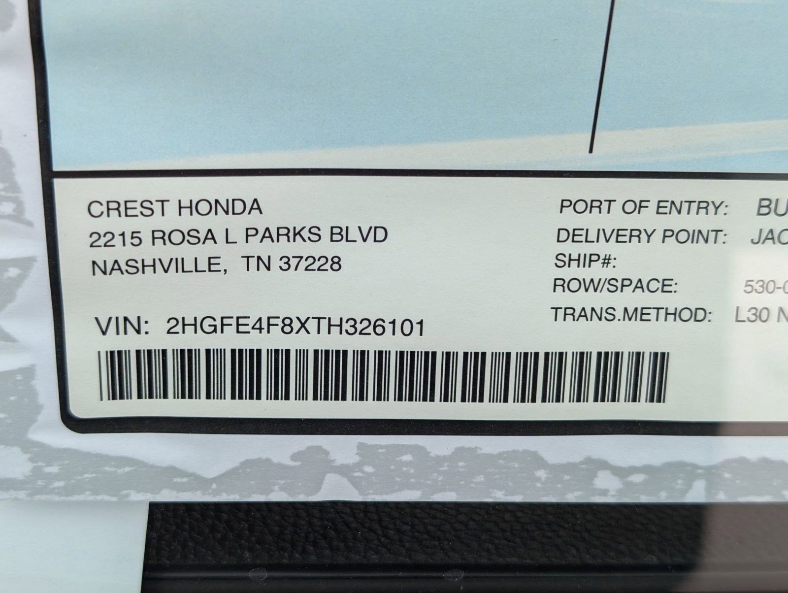 2026 Honda Civic FWD Hybrid Sedan